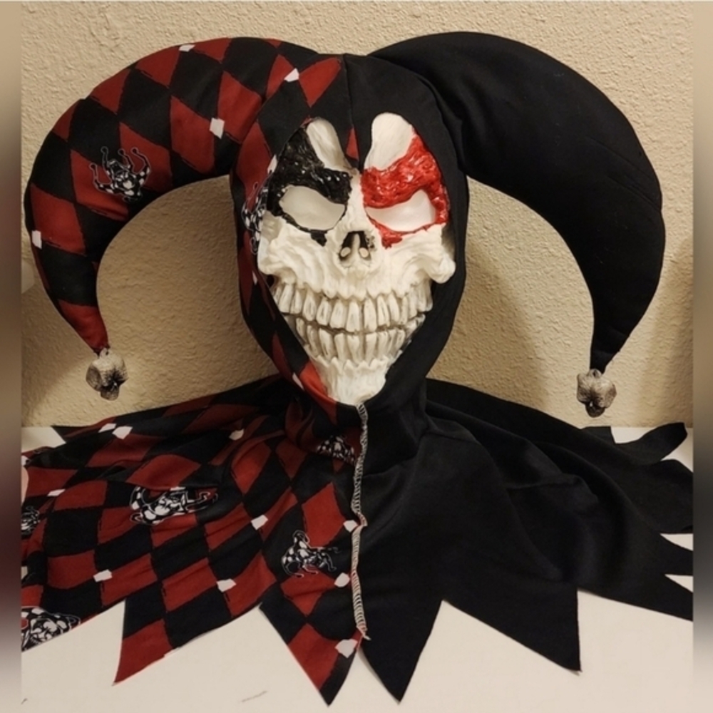 Kid's Spirit Halloween Sinister Jester Costume - Size Large 10/12‎
